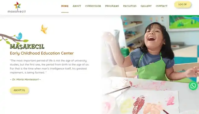 Website responsive dan cepat dengan desain web profesional